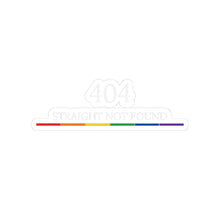 FÆBRIQ '404: Straight Not Found' kiss-cut vinyl sticker, alternate product view.