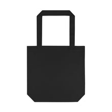 FÆBRIQ '404: Straight Not Found' Cotton Tote — alternate view of the black canvas tote showing the reinforced shoulder straps.