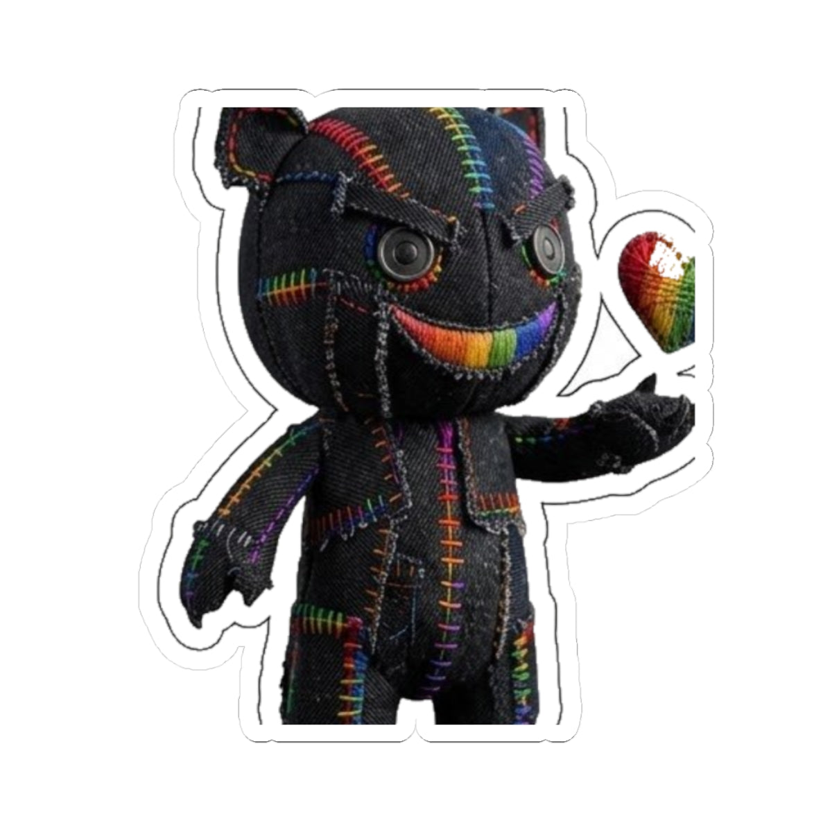FÆ Heart Kiss-Cut Sticker