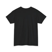 FÆBRIQ 'Code It. Serve It.' Tee — detail of the white print and six-colour pride-circuit bar on black cotton.