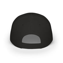 FÆBRIQ Circuit Cap, Low Profile (Black) — alternate view of the black unstructured cap showing the curved brim and soft crown.